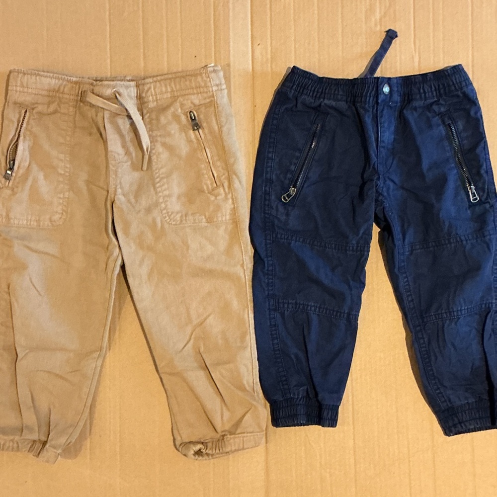 Polo by Ralph Lauren Kids Tan and Blue Pants 2T